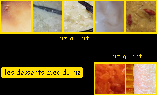 lien recette de riz dans un dessert